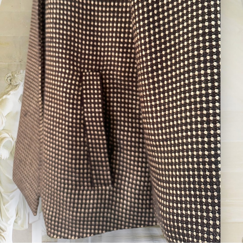 Banana Republic Womens Brown Knit Collared Coat Jacket Size 0 - Picture 7 of 13